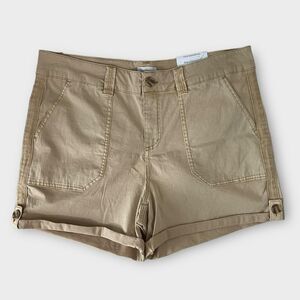 NEW Westbound The Sahara Fit Mid Rise Khaki Shorts Women's Size 18